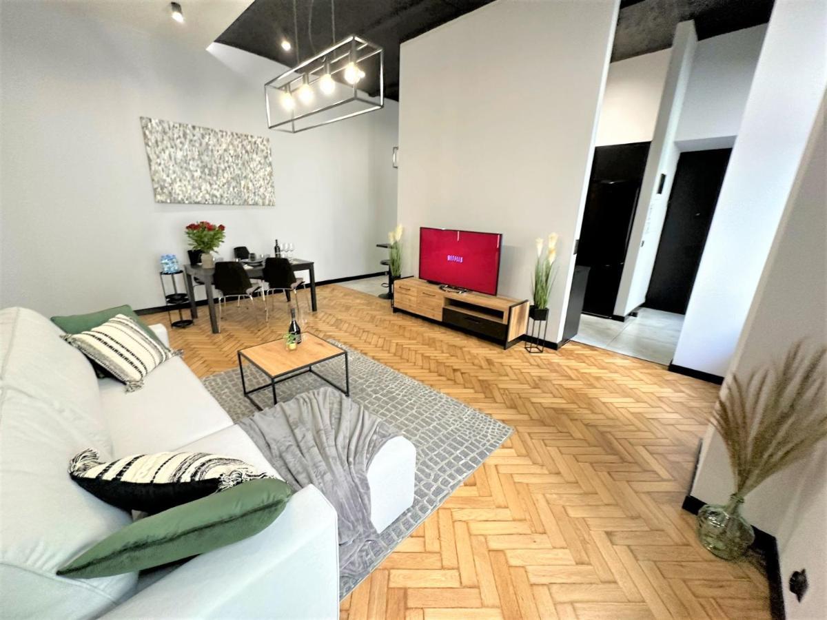 Luxury 100M2 Loft Design-Apartment At Wawel + Netflix Cracóvia Exterior foto